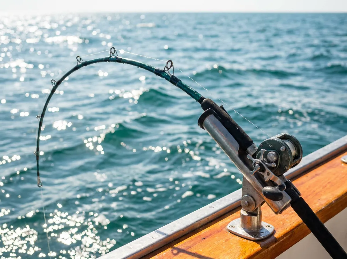 Angler reeling in a fish during a Legacy Fishing Costa Rica charter package